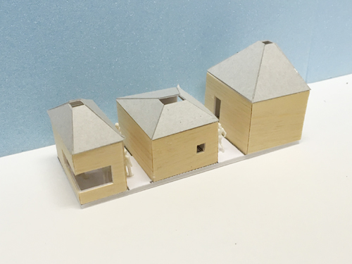 蔵王町の大きな工場の小さな家模型01
