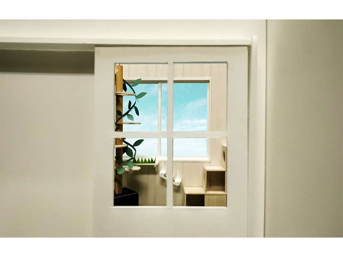 猫庭の検討模型-3